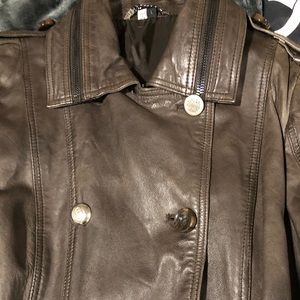 Woman’s Bod & Christensen leather jacket. Mint size Large